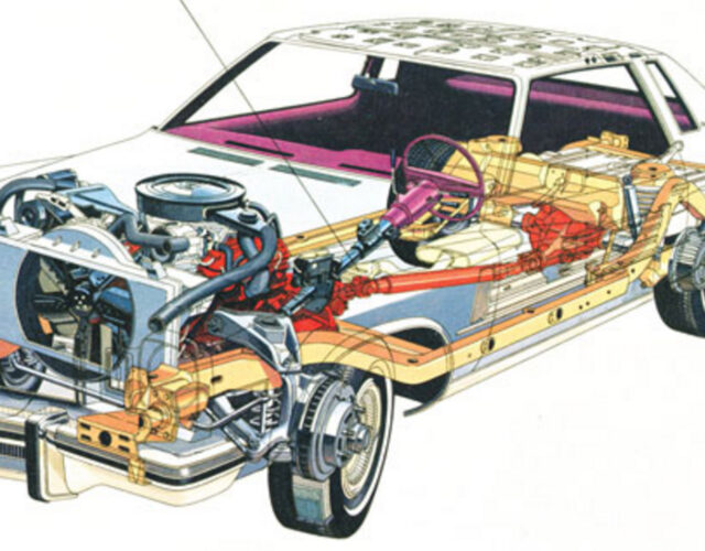 Diagram of 1975 Buick Regal's catalytic converter