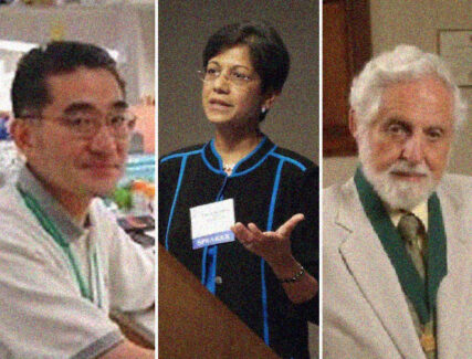 grid image of immigrant scientists